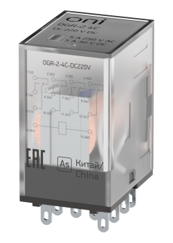 Реле общего назначения OGR-2 4C 220В DC ONI