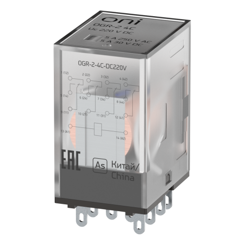 Реле общего назначения OGR-2 4C 220В DC ONI