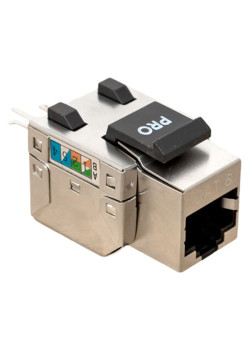 Модуль Keystone розеточный TERACOM PRO Cat.6 RJ-45 экран. FTP 110 IDC 90 град.