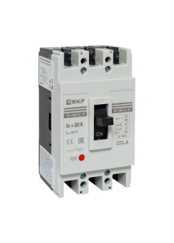 ВА-99М 63/20А 3P 10In 25кА с термомагнитным расцепителем EKF