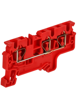 ARMAFIX Клемма пружинная CX4-3 трехконтактная красная IEK