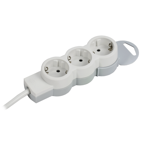 STANDARD Удлинитель У03 3 места 2P+PE 3м 3х1,5мм2 16А белый IEK