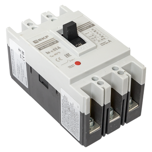 ВА-99М 63/63А 3P 10In 25кА с термомагнитным расцепителем EKF