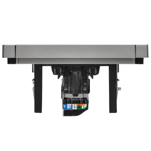 FORTE&PIANO Розетка компьютерная RJ45 кат.5E FP532 сталь IEK FORTE&PIANO Розетка компьютерная RJ45 кат.5E FP532 сталь IEK