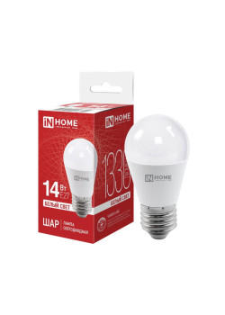 Лампа светодиодная LED-ШАР-VC 14Вт 230В E27 4000К 1330лм IN HOME 4690612047829