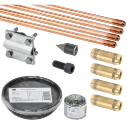 Комплект заземления 6/16 омедненная сталь IEK
