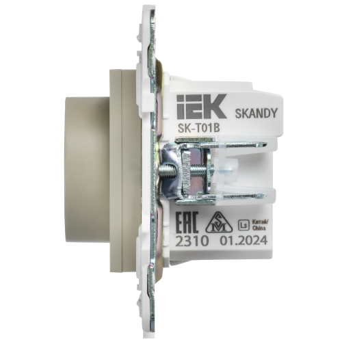 SKANDY Термостат электронный с индикацией SK-T01B бежевый IEK SKANDY Термостат электронный с индикацией SK-T01B бежевый IEK