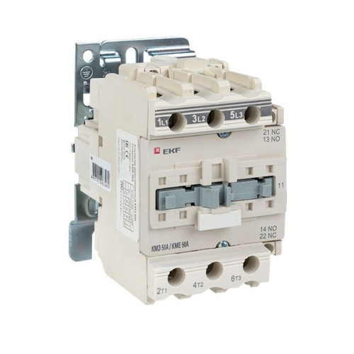 Контактор КМЭ-3 50А 1NO+1NC 36В AC EKF