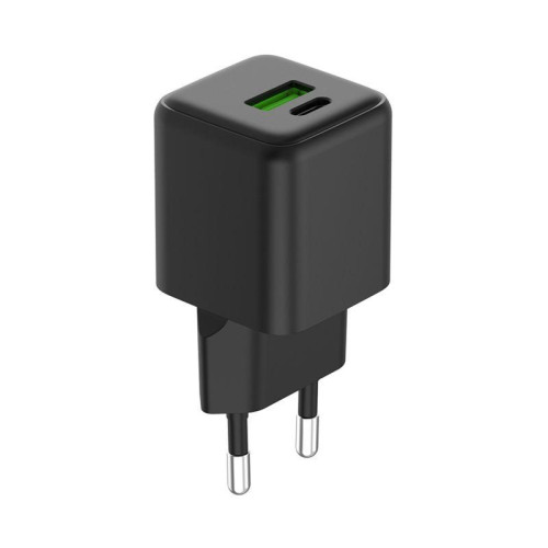Устройство зарядное сетевое с двумя портами USB-A и USB-C 20Вт GaN Rexant 18-2202 Устройство зарядное сетевое с двумя портами USB-A и USB-C 20Вт GaN Rexant 18-2202