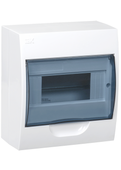 KREPTA 3 Корпус пластиковый ЩРН-П-8 IP41 белый IEK