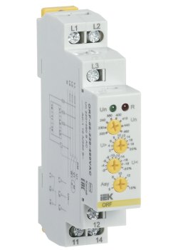 Реле контроля фаз ORF-06 трехфазное 220-460В AC IEK