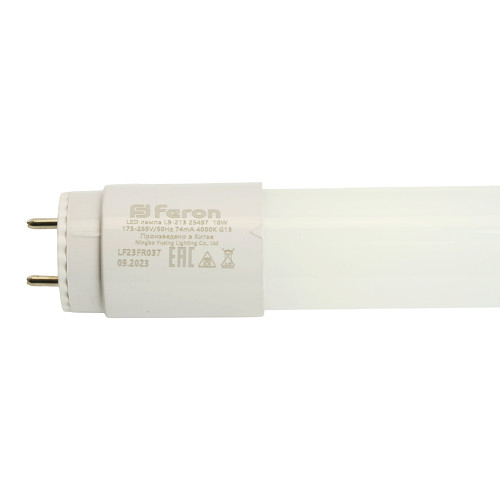 Лампа светодиодная Feron LB-213 G13 10W 175-265V 4000K 0,6м Лампа светодиодная Feron LB-213 G13 10W 175-265V 4000K 0,6м