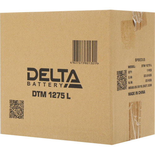 Батарея для ИБП Delta DTM 1275 L 12В 75Ач