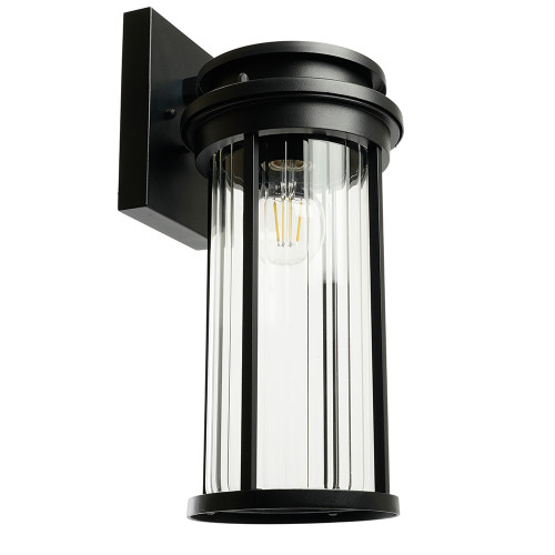 Светильник садово-парковый Feron PL781  на стену вниз 40W 220-240V E27, черный