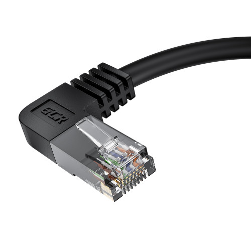 Greenconnect RJ45(m) - RJ45(m) Cat. 5e 1м чёрный