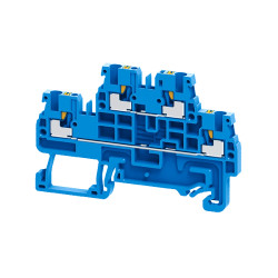 Клемма 2х-ярусная push-in OptiClip CPDL-2,5-2L-I-BU-синий