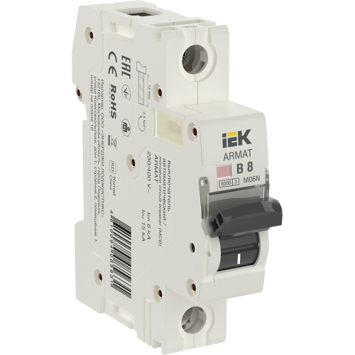 ARMAT Автоматический выключатель M06N 1P B 8А IEK