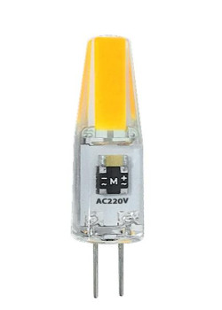 Лампа светодиодная PLED-G4 COB 3Вт капсульная 3000К тепл. бел. G4 240лм 220В JazzWay 2857446