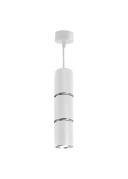 Светильник потолочный Feron ML1868 Barrel ZEN levitation на подвесе MR16 35W 230V, белый, хром, 55*180