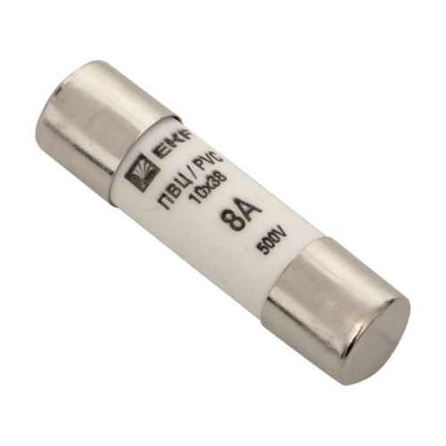 Плавкая вставка цилиндрическая ПВЦ (10x38) 8А EKF