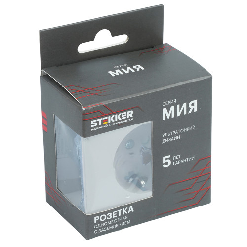 Розетка 1-местная с защитной шторкой с/з (механизм), STEKKER, 250В, 16А, серия Мия, RST16-3110-08, пудровый жемчуг Розетка 1-местная с защитной шторкой с/з (механизм), STEKKER, 250В, 16А, серия Мия, RST16-3110-08, пудровый жемчуг
