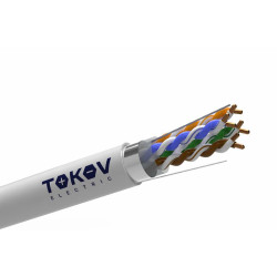 Кабель витая пара F/UTP 4х2х24AWG(0.48мм) кат.5E PVC Fluke tested TOKOV ELECTRIC TKE-C06-F/UTP-42-5E-305