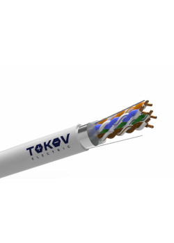 Кабель витая пара F/UTP 4х2х24AWG(0.48мм) кат.5E PVC Fluke tested TOKOV ELECTRIC TKE-C06-F/UTP-42-5E-305