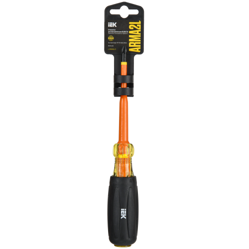 ARMA2L 5 Отвертка диэлектрическая SLIM PZ2х100 Т3 IEK ARMA2L 5 Отвертка диэлектрическая SLIM PZ2х100 Т3 IEK