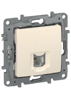 IEKETIKA Розетка телефонная RJ11 6723401 слоновая кость IEK
