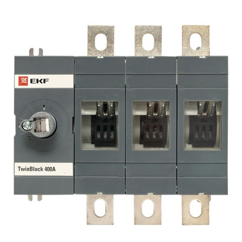 Рубильник 400A 3P без рукоятки управления TwinBlock EKF