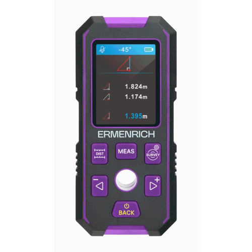 Детектор скрытой проводки Ping SM90 фиолет. Ermenrich 83842