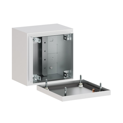Корпус клеммный металлический SDE ВxШxГ 150x150x120 мм, IP66 Корпус клеммный металлический SDE ВxШxГ 150x150x120 мм, IP66