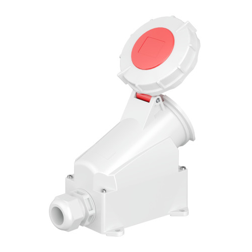 Розетка настенная WS IP67 32A 3P+E 400В 3h Розетка настенная WS IP67 32A 3P+E 400В 3h