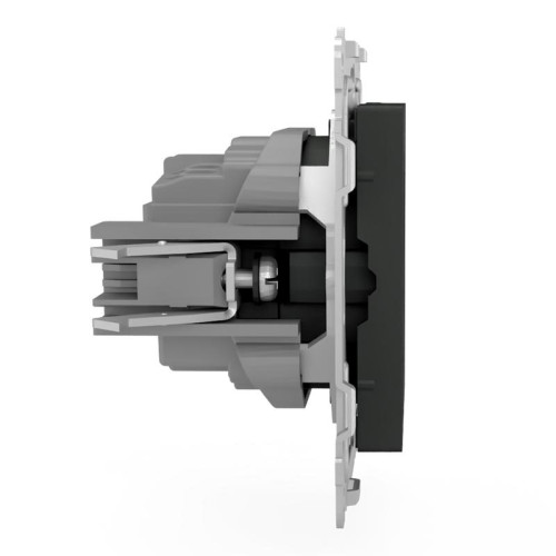 Розетка 1-м СП Pixel 16А IP20 с заземл. защ. шторки механизм карбон TOKOV ELECTRIC TKE-PX-R1ZSF-C14 Розетка 1-м СП Pixel 16А IP20 с заземл. защ. шторки механизм карбон TOKOV ELECTRIC TKE-PX-R1ZSF-C14