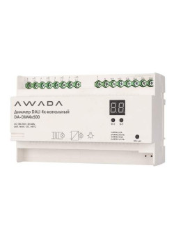 Диммер DALI 4х канальный DA-DIM4х500 AWADA DA-DIM4x500