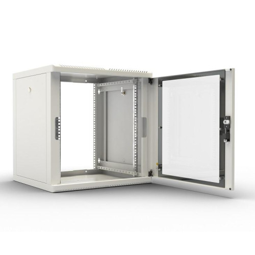 Шкаф коммутационный ЦМО (ШРН-М-12.500.1) настенный 12U 600x456мм пер.дв.металл 130кг серый 456мм 20.9кг 180град. 610мм