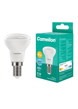 Лампа светодиодная LED4-R39/845/E14 4Вт 220В Camelion 13354