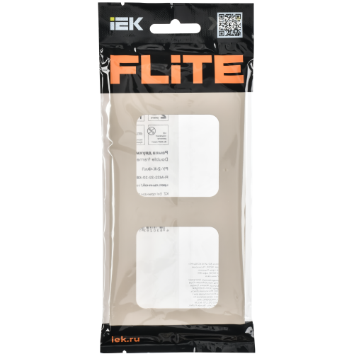FLITE Рамка 2-местная РУ-2-К-ФлЛ льняной IEK FLITE Рамка 2-местная РУ-2-К-ФлЛ льняной IEK