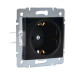 Розетка 1-м СП Karina с заземл. защ. шторки термопласт механизм черн. бархат LEZARD 707-4288-124B Розетка 1-м СП Karina с заземл. защ. шторки термопласт механизм черн. бархат LEZARD 707-4288-124B