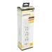Удлинитель 3-местный c/з 3x1 мм2, 1,8 м, 250В, 10А, 2USB+1Type-C 2,4А, серия Home plus, белый STEKKER HM08-33-02 Удлинитель 3-местный c/з 3x1 мм2, 1,8 м, 250В, 10А, 2USB+1Type-C 2,4А, серия Home plus, белый STEKKER HM08-33-02