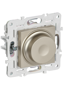 SKANDY Светорегулятор поворотный 600Вт SK-D01Sh шампань IEK