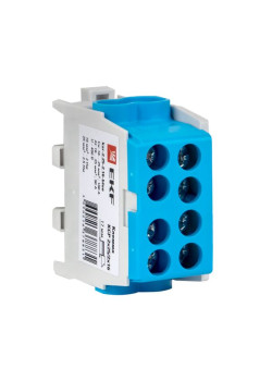 Клемма распределительная КСР с двойным винтом 2x25/2x16 cиняя EKF