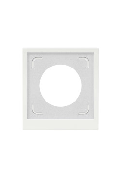 Рамка 1 пост IP44, KANT, белая магнолия