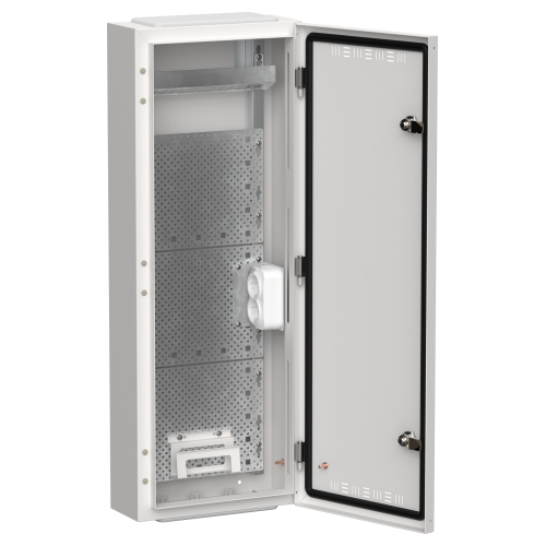 TITAN 5 Корпус мультимедиа ЩРн-60 (1х60) 835х310х140мм IP30 белый IEK