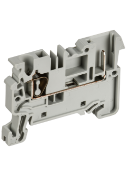 ARMAFIX Клемма пружинная CX2.5-1B 2,5мм2 разъемная (1 зажим 1 разъем) серая IEK