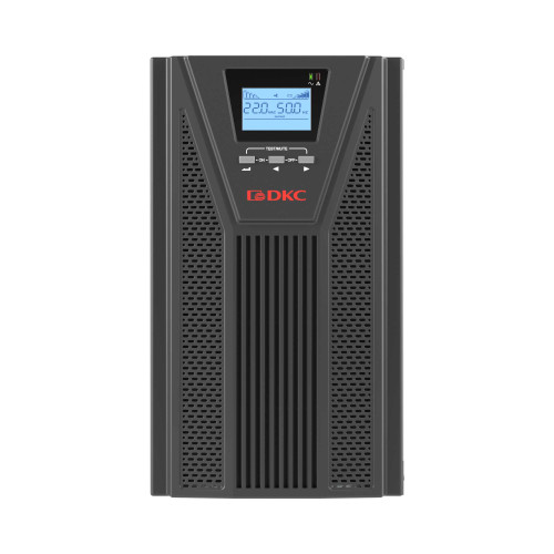 Онлайн ИБП ДКС серии Смолл Тауэр (Small Tower), 2000 ВА/1800 Вт, 1/1, 4xSchuko, EPO,USB, RS-232, RJ45, з/у 1А, 6x7Ач Онлайн ИБП ДКС серии Смолл Тауэр (Small Tower), 2000 ВА/1800 Вт, 1/1, 4xSchuko, EPO,USB, RS-232, RJ45, з/у 1А, 6x7Ач