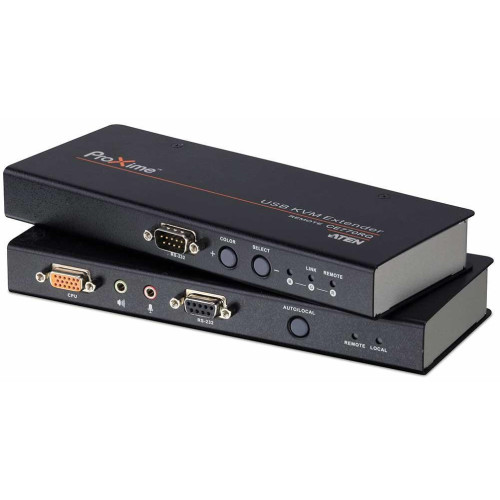 Удлинитель консоли (клав./мышь USB+мон.+аудио+RS232) на 200м/ USB KVM EXTENDER W/1.8M W/230V ADP Удлинитель консоли (клав./мышь USB+мон.+аудио+RS232) на 200м/ USB KVM EXTENDER W/1.8M W/230V ADP