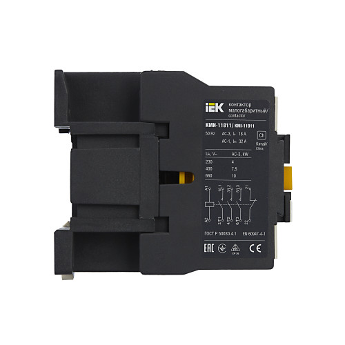 Контактор КМИ-11811 18А 230В/АС3 1NC IEK
