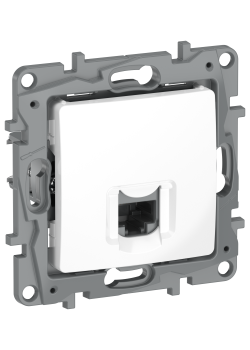 IEKETIKA Розетка компьютерная RJ45 категория 5Е UTP 6722411 белый IEK