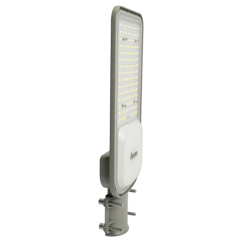 Светодиодный уличный консольный светильник Feron SP3040 100W 5000K 230V, серый Светодиодный уличный консольный светильник Feron SP3040 100W 5000K 230V, серый